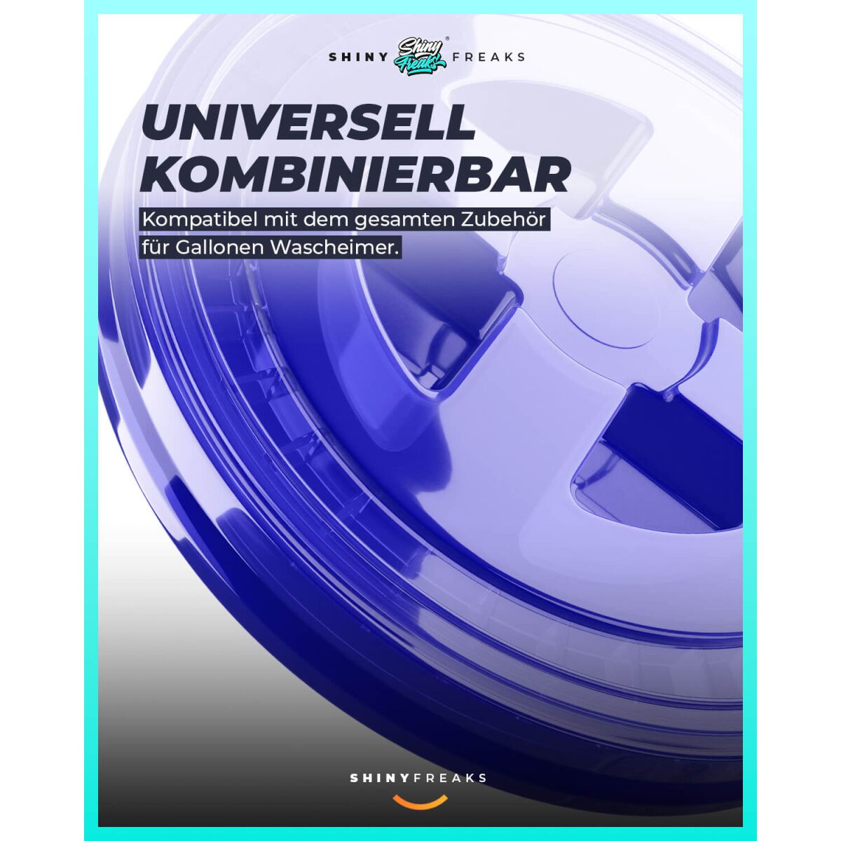 chemicalworkz Performance Buckets Wascheimer 3,5GAL Blau Transparent