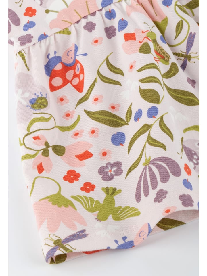 Sigikid Kleid happy ladybug in Weiß/Rosa/Grün günstig kaufen