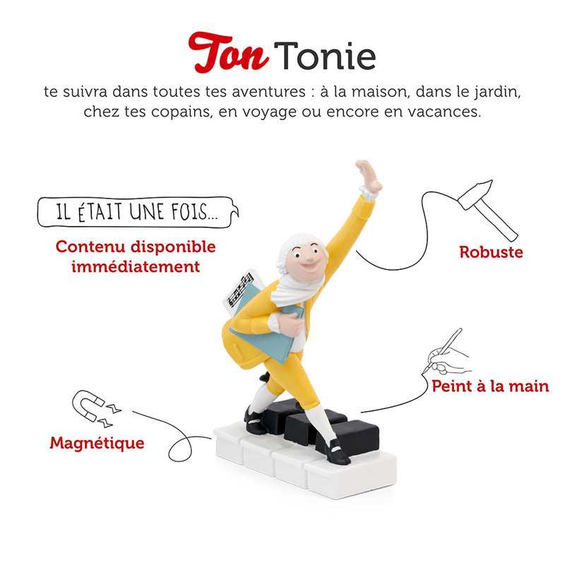 Figurine Tonie Didier Jeunesse Monsieur Mozart pour Toniebox Tonies