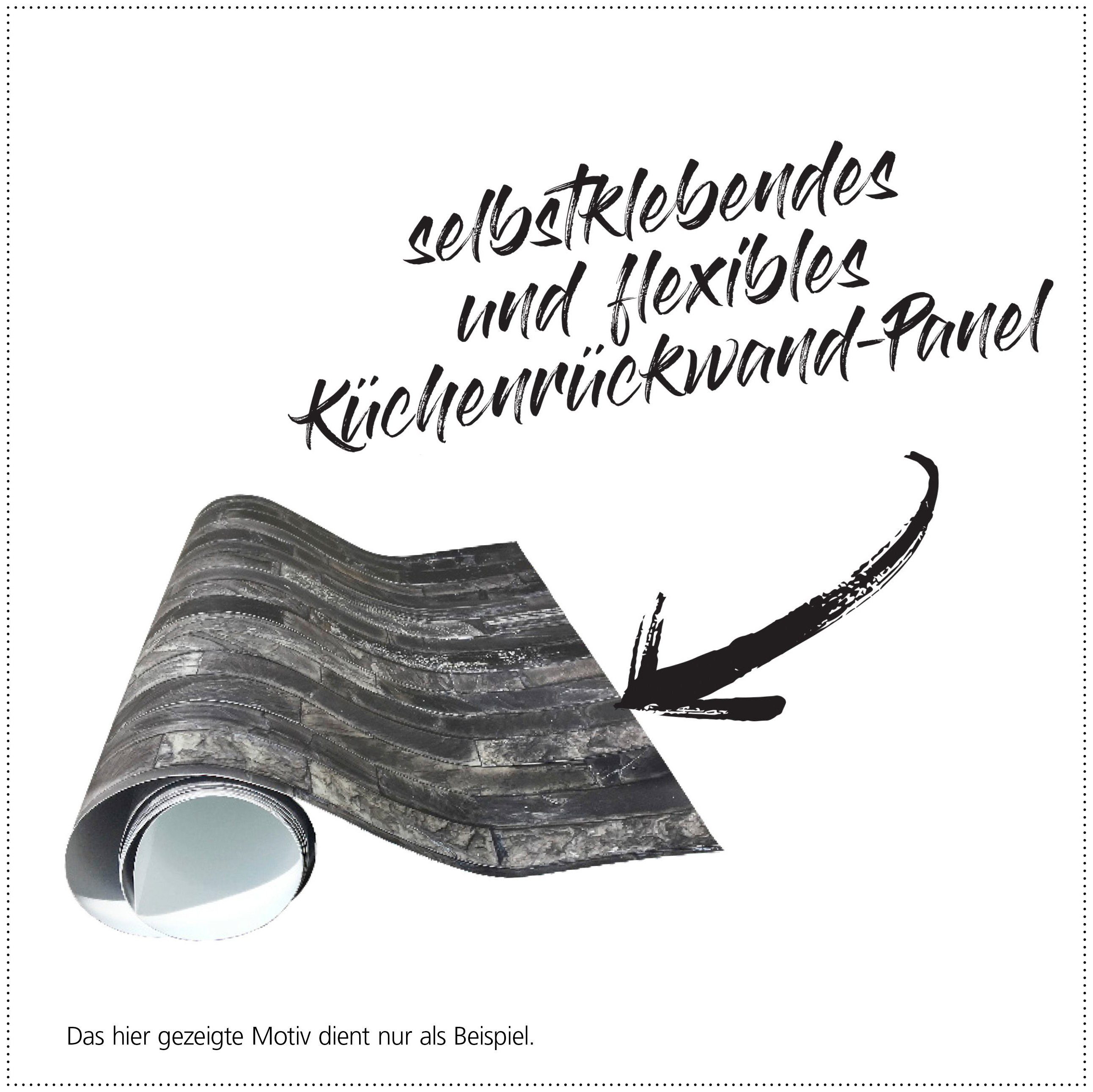 MySpotti Küchenrückwand fixy Dschafar, selbstklebende und flexible Küchenrückwand-Folie