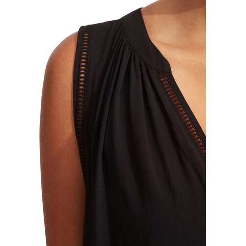 DAMEN BEACH BASICS LADDER DETAIL DRESS