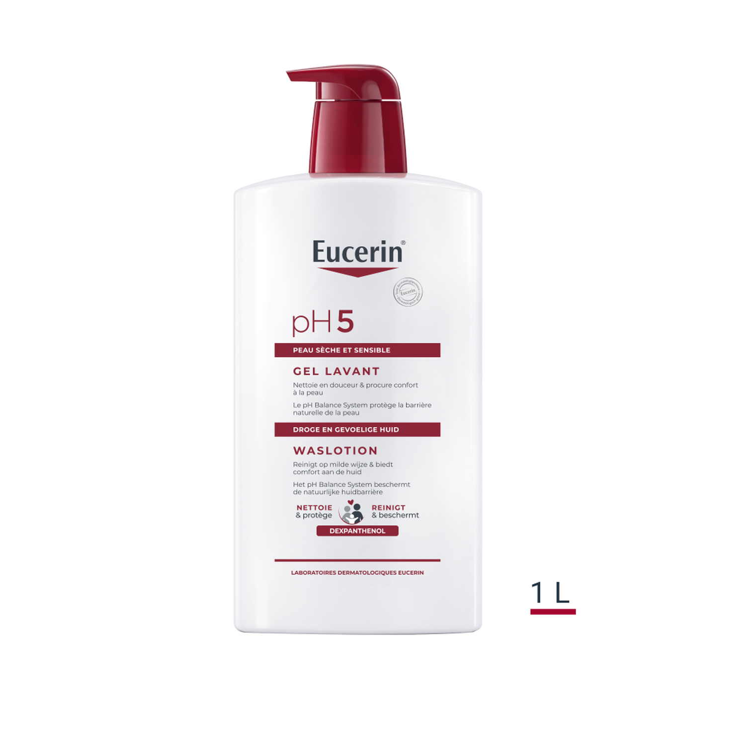 Eucerin PH5 Gel Lavant Visage et Corps - Peaux Sèches et Sensibles