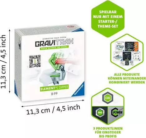 GraviTrax Element Dipper - Kugelbahn-Erweiterung für Kinder ab 8 Jahren