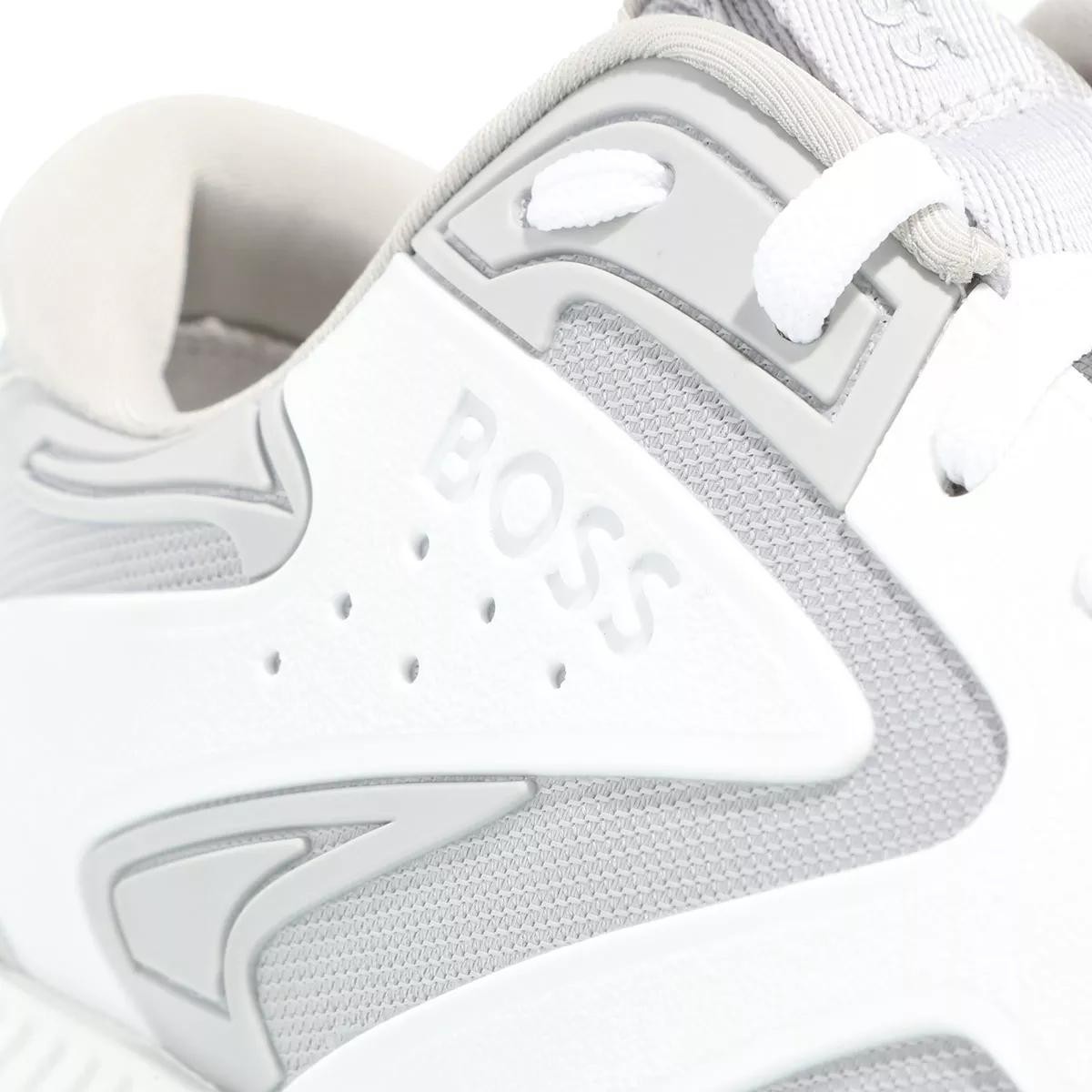 BOSS Komfort Schnürer weiss Low-Top Sneaker