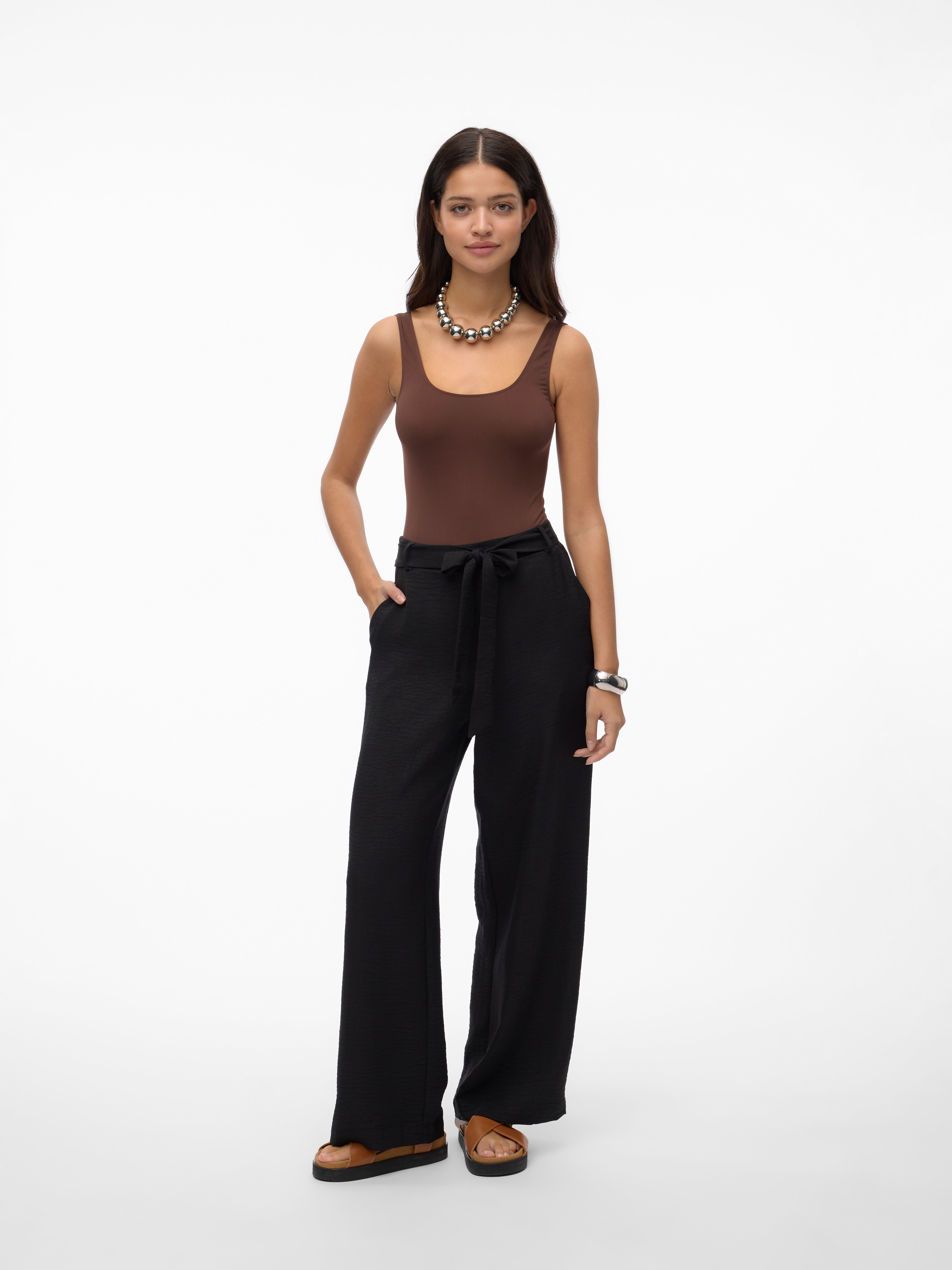 VMMELONY Hohe Taille Hose