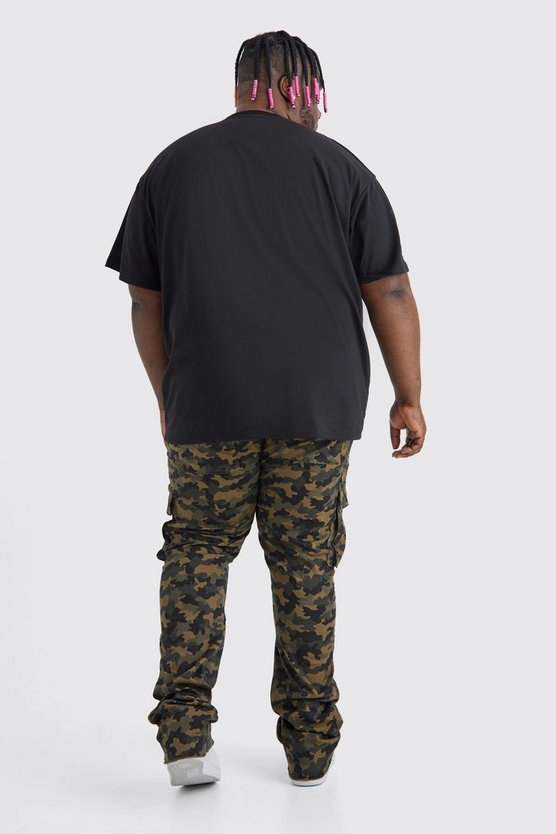 Plus Skinny Camouflage Cargo-Hose