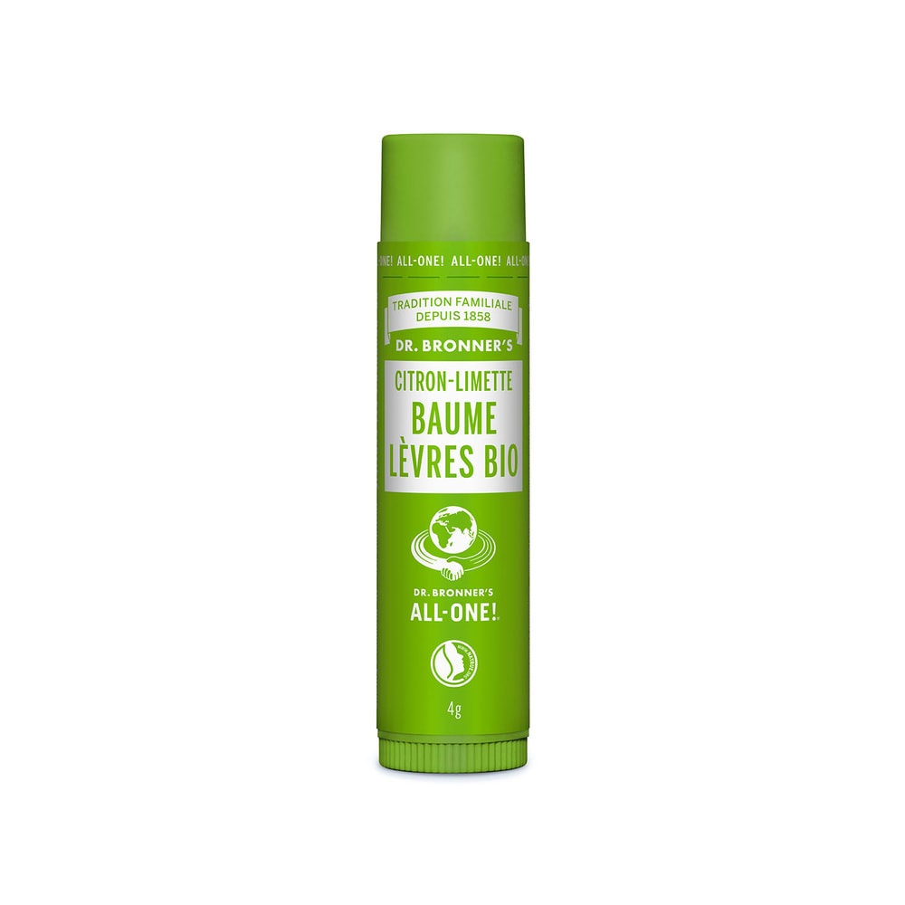Dr Bronner's Dr Bronner's - Baume à lèvres BIO Citron/Limette - 4g Baume à lèvres