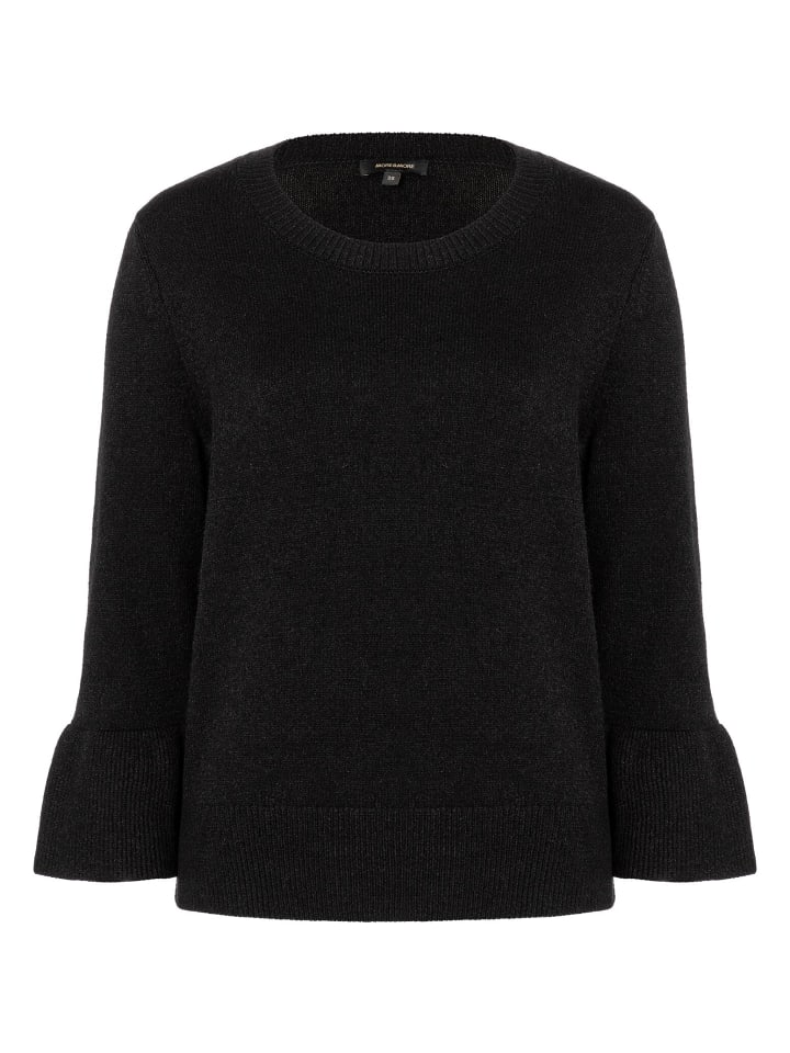 More & More Feinstrickpullover in schwarz günstig kaufen