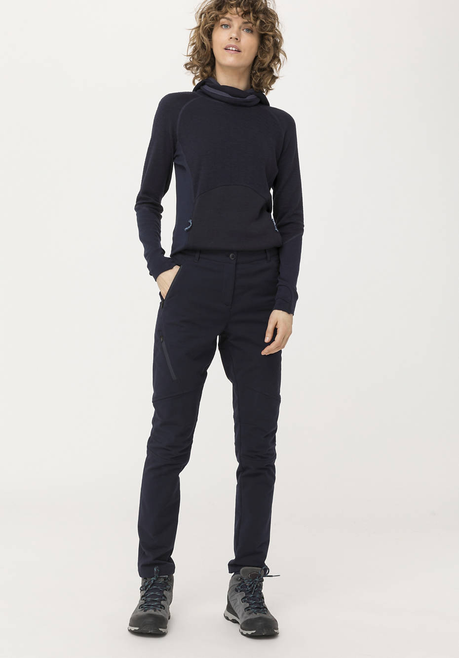 Softshell-Hose Slim Fit aus Bio-Baumwolle
