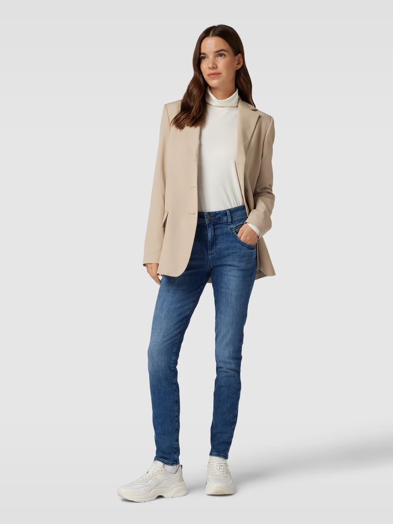 Jeans mit 5-Pocket-Design Modell 'SHAKIRA' in bleu