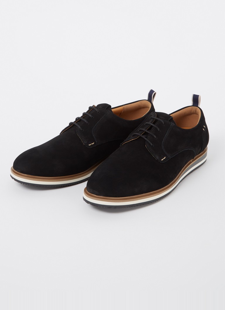 Scarpa stringata Dune London Blaksley Wide Fit in nabuk