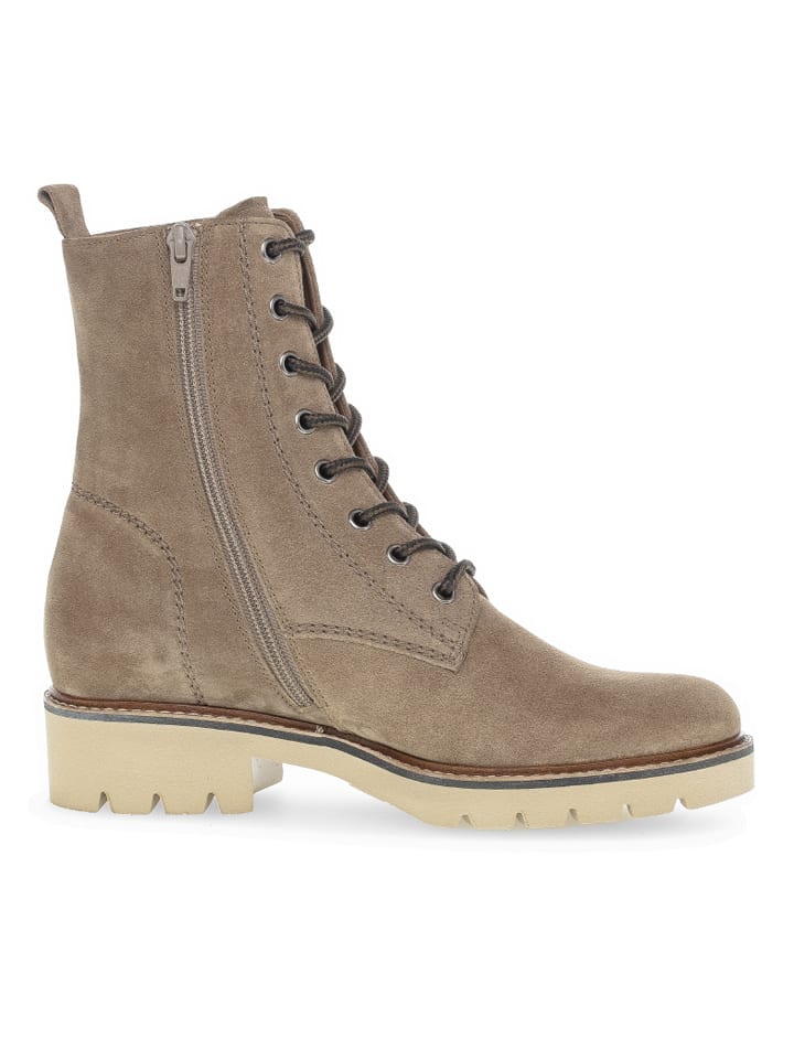 Gabor Leder-Boots in Beige günstig kaufen