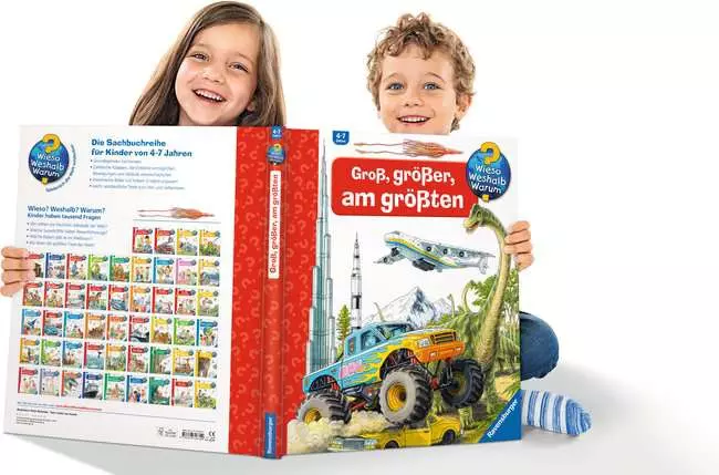 Ravensburger Wieso? Weshalb? Warum?: Groß, größer, am größten (Riesenbuch)