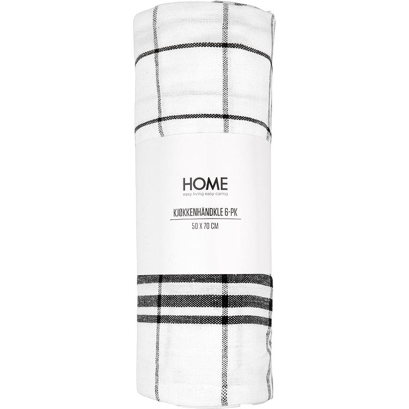 Home Kjøkkenhåndkle 6-pk 50x70 cm