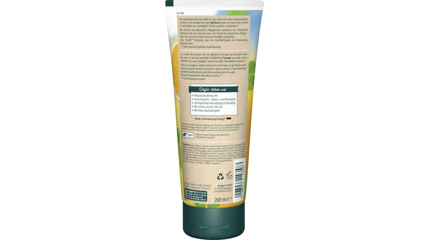 Kneipp Aroma-Pflegedusche Sei frei, verrückt und glücklich 200 ml