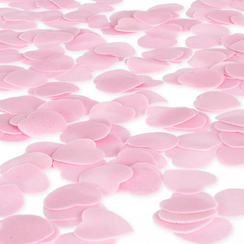 Confeti de jabón en forma de corazón para la bañera