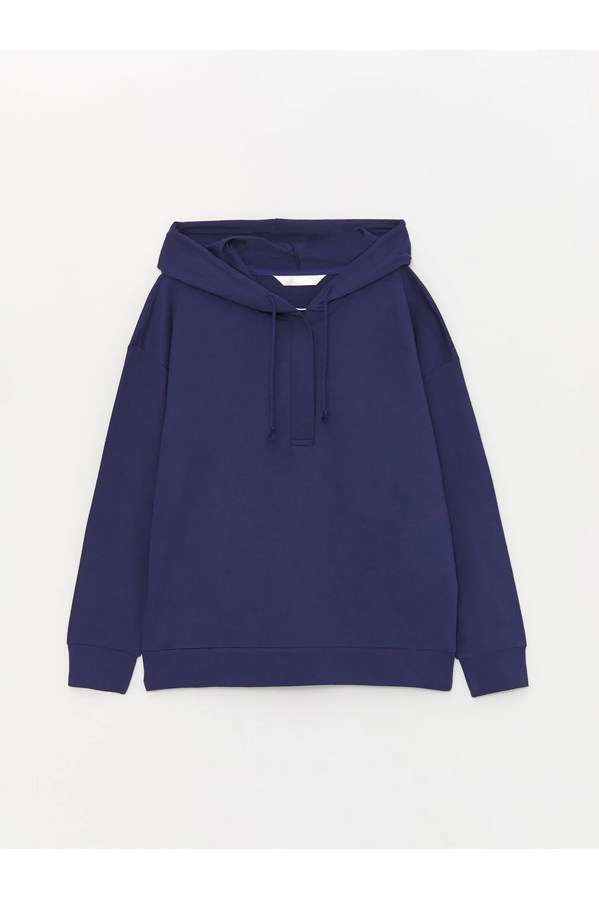 LC Waikiki  Einfarbiges, langärmliges Damen-Pyjama-Set mit Kapuze