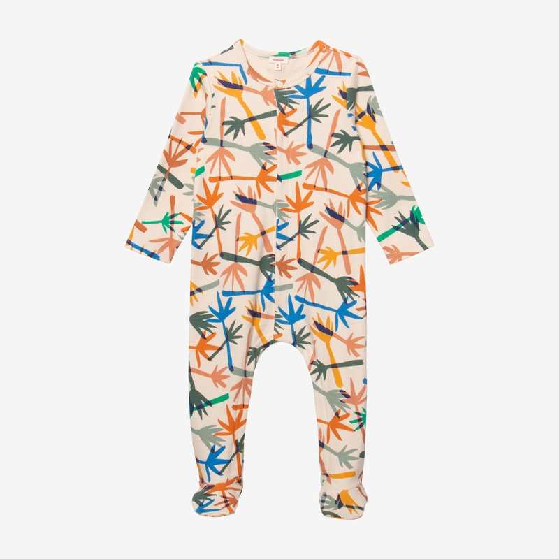 Pyjama bébé garçon camo palmes jaune Catimini