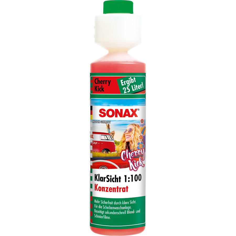 Sonax KlarSicht Konzentrat Cherry Kick 1:100, 250 ml - ATU