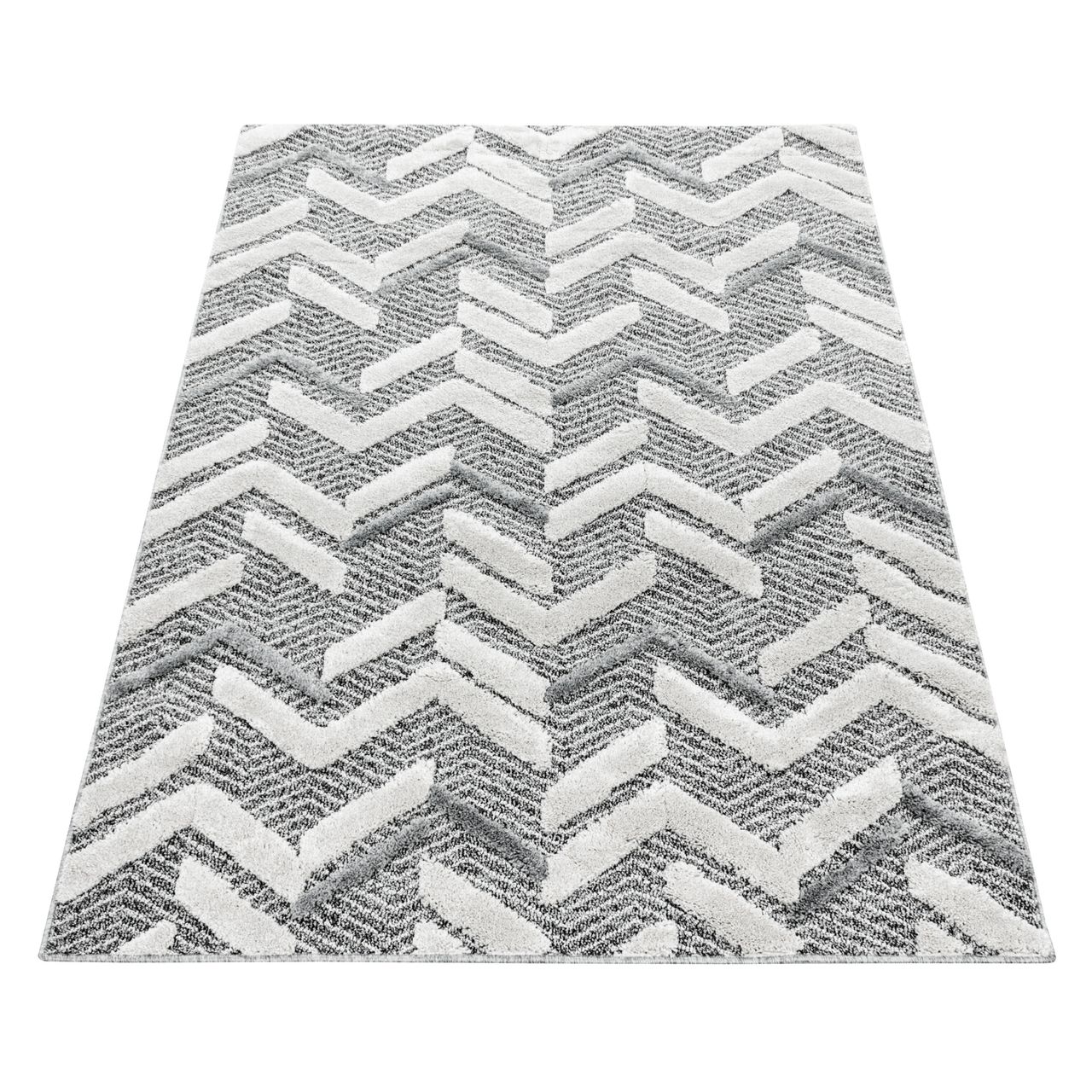 Ayyildiz Teppich, PISA 4705, GREY, 160 x 230 cm
