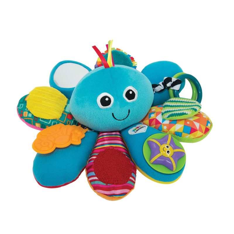 Lot Pieuvre multi-activités et 1 mini clip fleur Lamaze