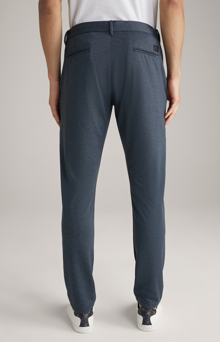 Chino Maxton in Navy strukturiert