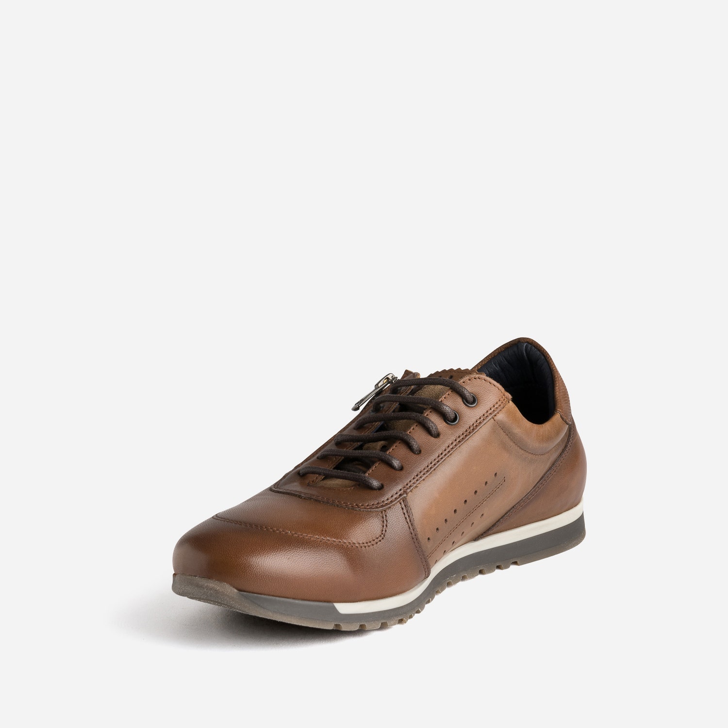Tennis FLUCHOS marron en cuir