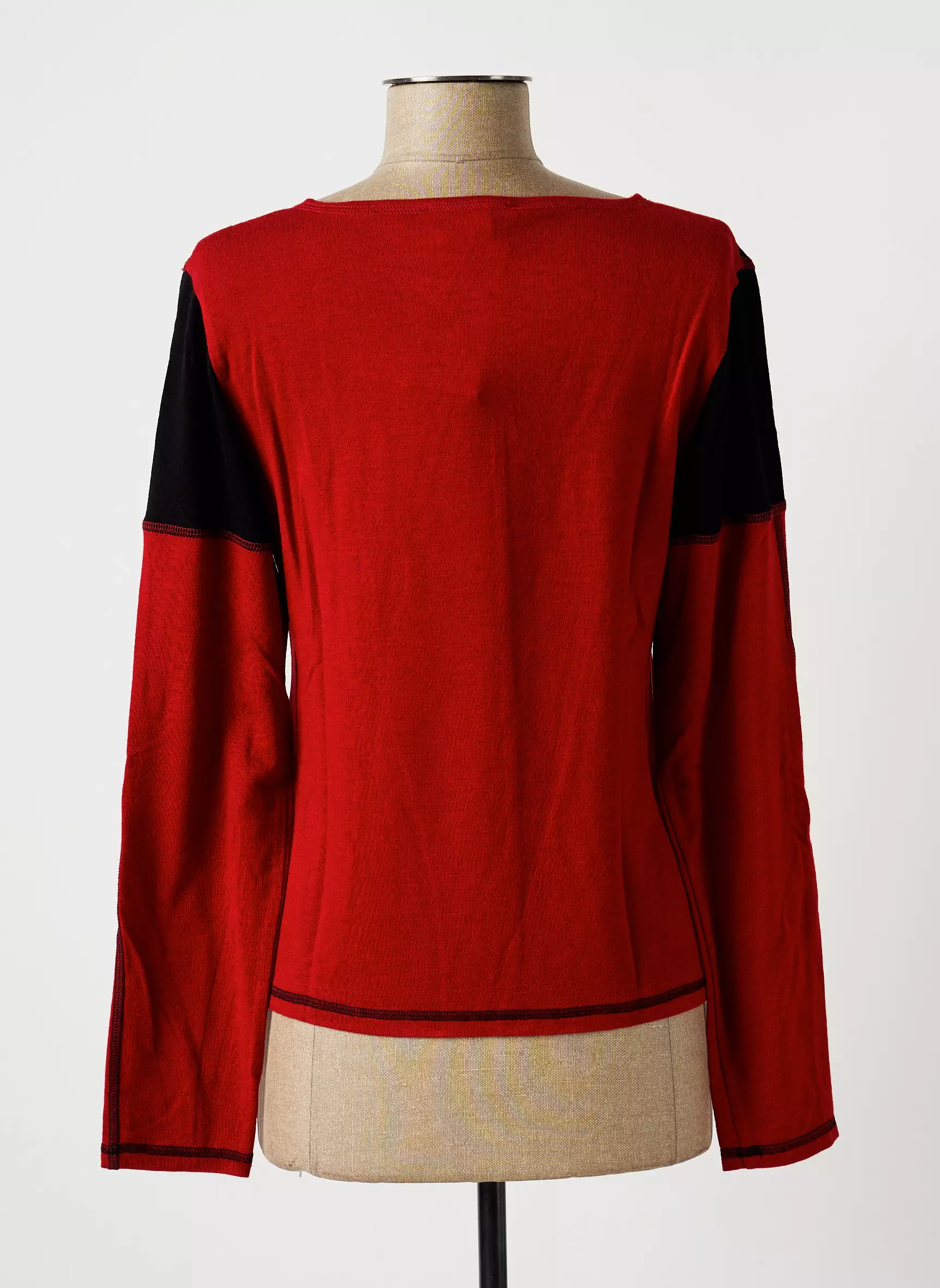 Meri Esca Tshirts Femme couleur rouge