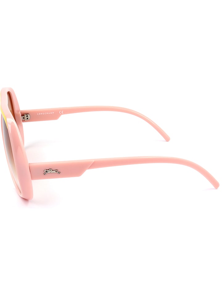 Longchamp Damen-Sonnenbrille in Rosa-Gelb/ Hellbraun günstig kaufen 59