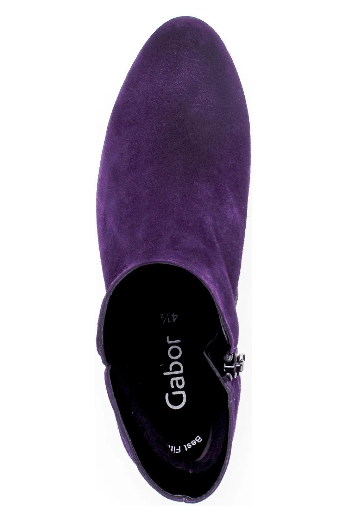GABOR  Stiefelette - Lila - Blockabsatz