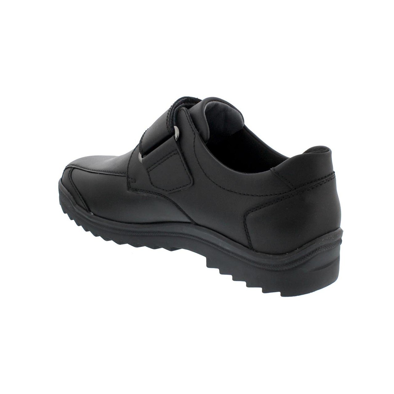WALDLÄUFER Komfort Slipper schwarz