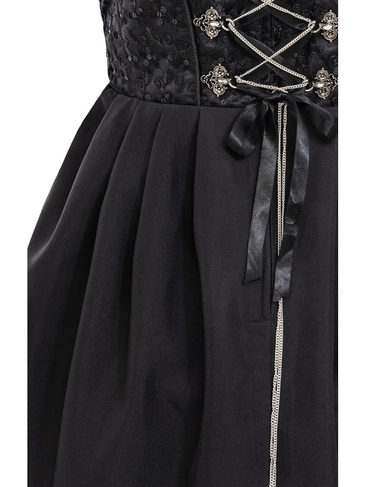 Gwandler Dirndl INA in schwarz günstig kaufen