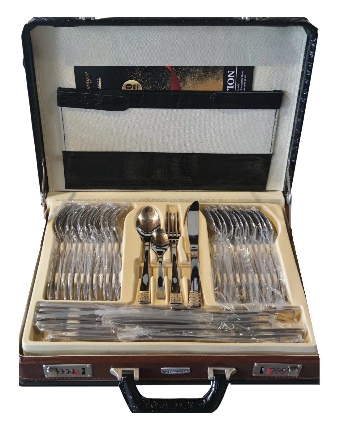 cofi1453 Besteck-Set 72 teilig 18/10 Edelstahl Essbesteck Besteck für 12 Personen