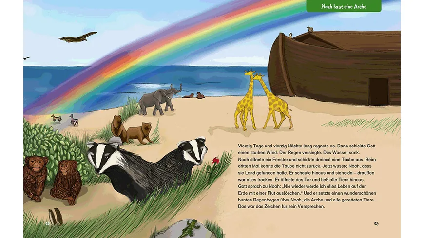 Meine ersten Bibelgeschichten - Kinderbibel zum alten Testament für Kinder ab 4 Jahren