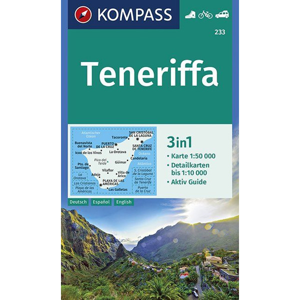 TENERIFFA 1:50 000 - Wanderkarte