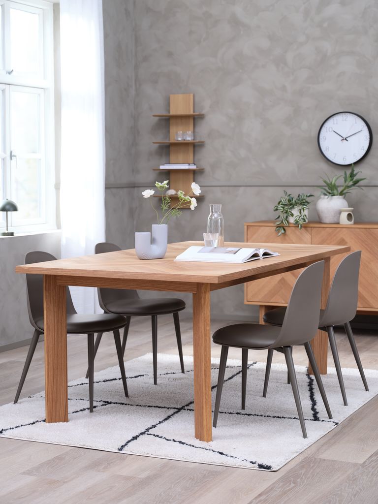 HARESKOV HARESKOV table à manger 100x200 chêne