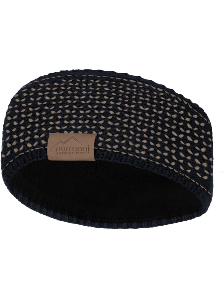 Normani Outdoor Sports Stirnband Lillpite in Navy/Beige günstig kaufen onesize