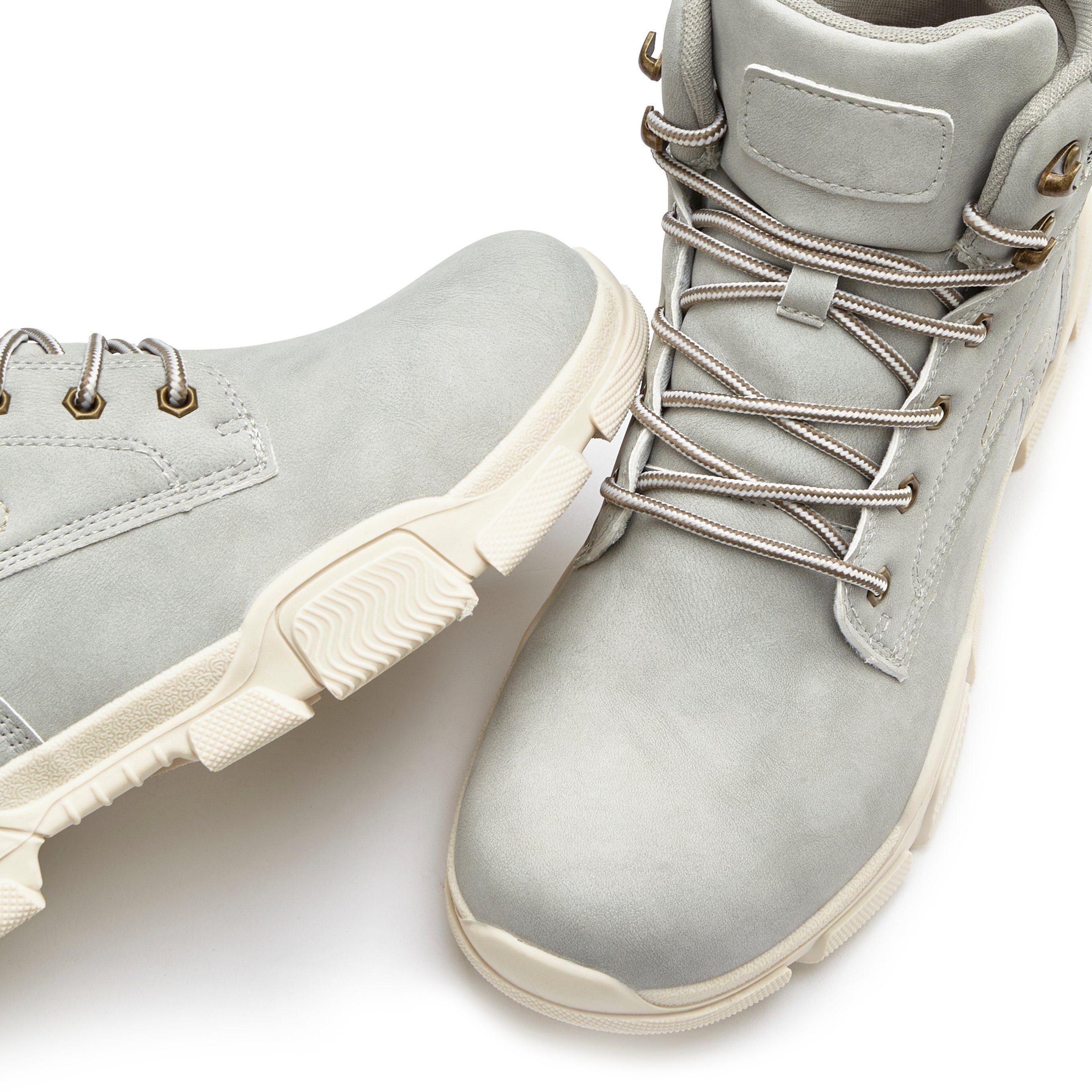AUTHENTIC LE JOGGER Schnürboots Schnürstiefelette, Wanderschuhe, Outdoorstiefel mit Profilsohle VEGAN