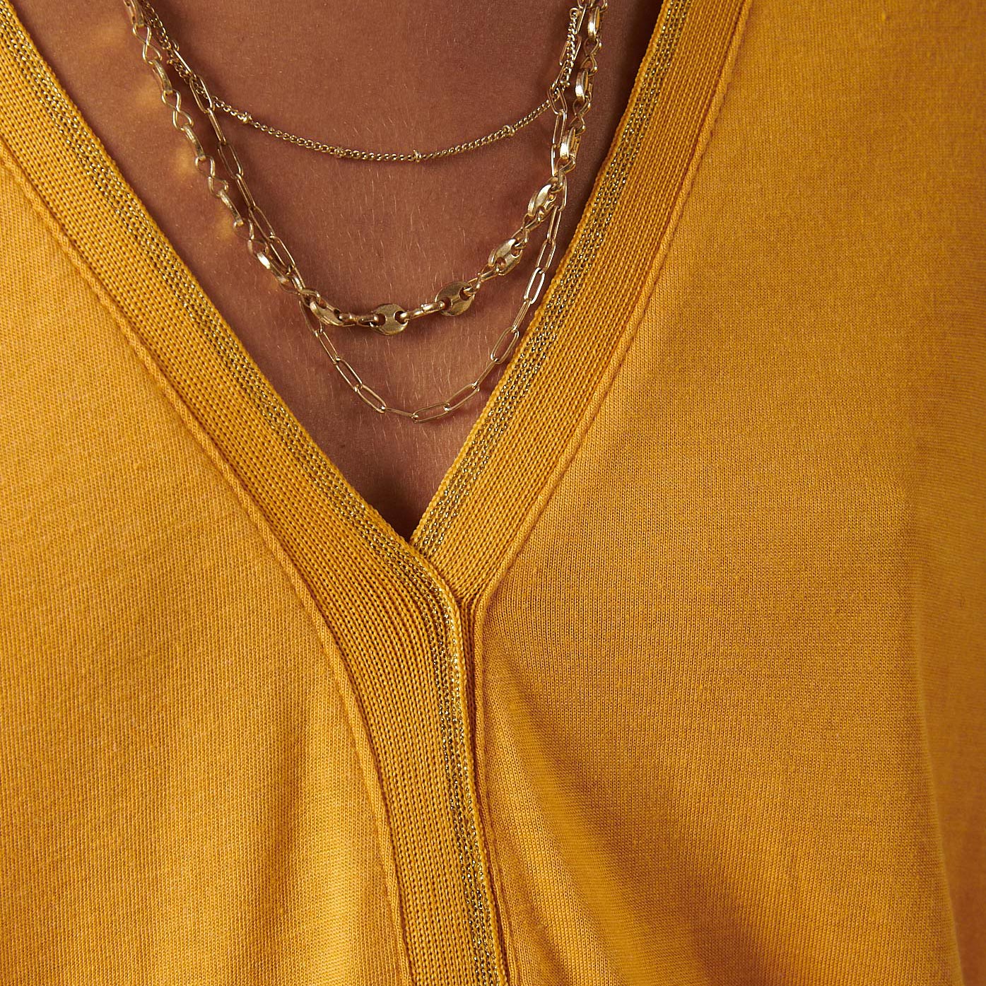 LANDO  T-shirt jaune femme