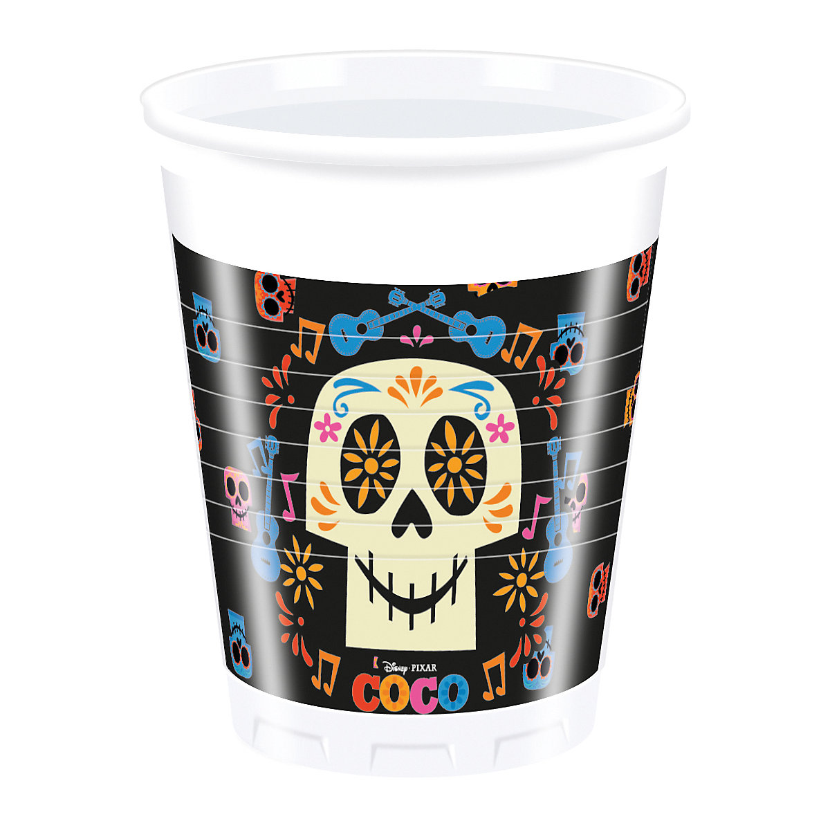 Partybecher/Trinkbecher   Coco, 200 ml, Kunststoff, 8 Stück