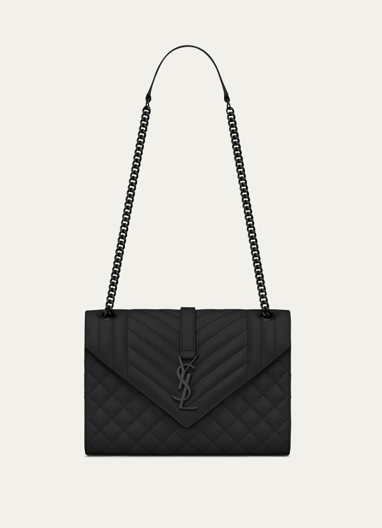 Saint Laurent Envelope Medium calfskin shoulder bag