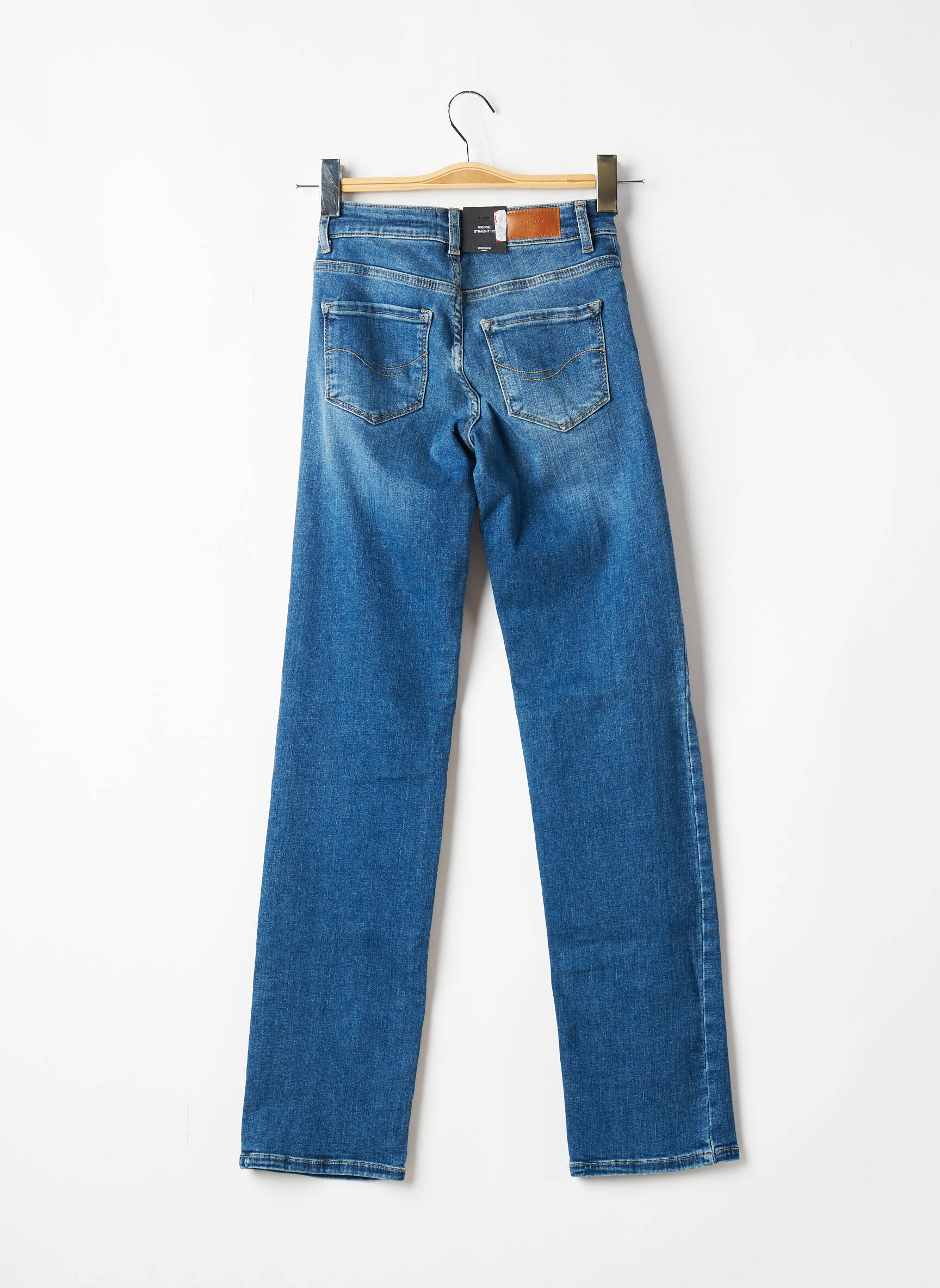 Vero Moda Jeans Coupe Droite Femme couleur bleu