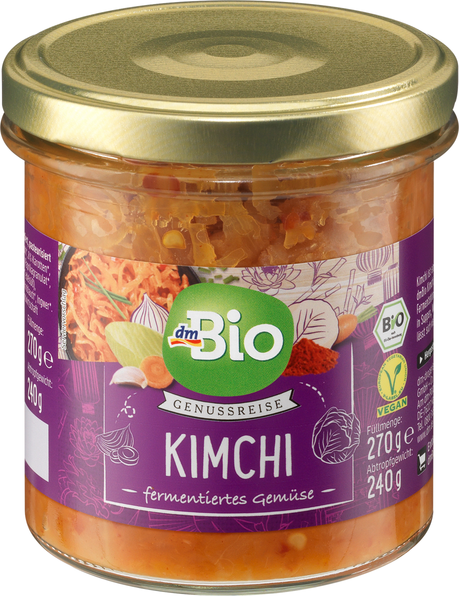 Kimchi, fermentiertes Gemüse, 270 g