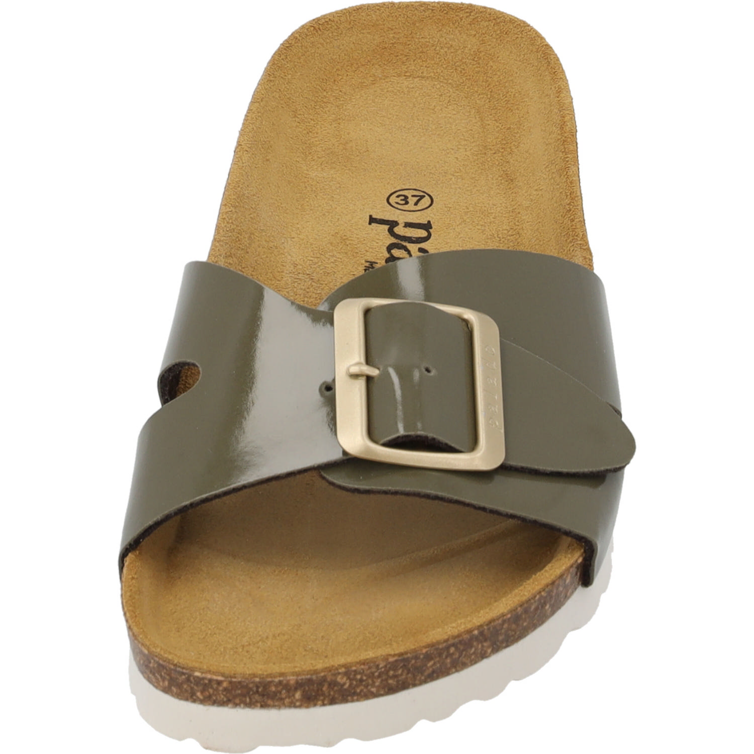 Palado Tinos Lack, Pantoletten, Damen, Khaki