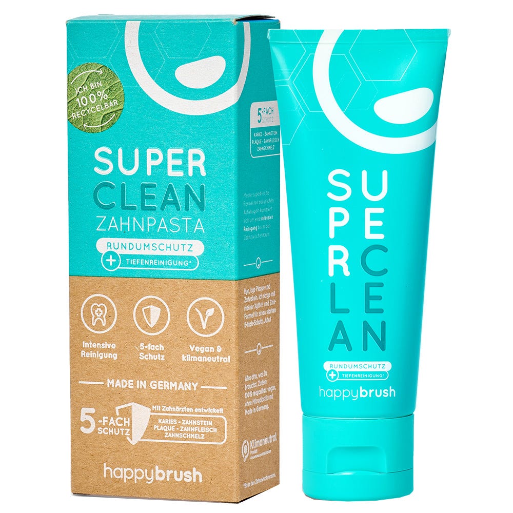 Happybrush SuperClean Zahnpasta 75 ml