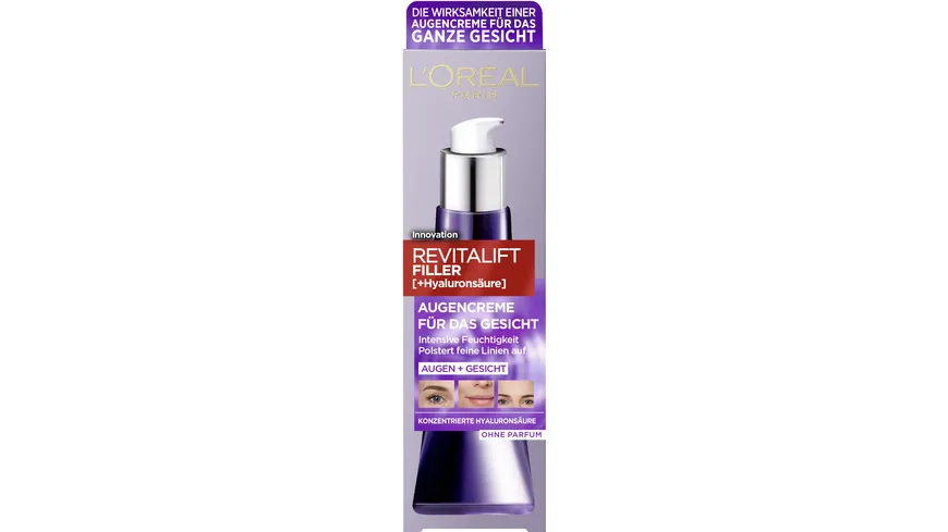 L'Oréal Paris Revitalift Filler Augencreme 30 ml