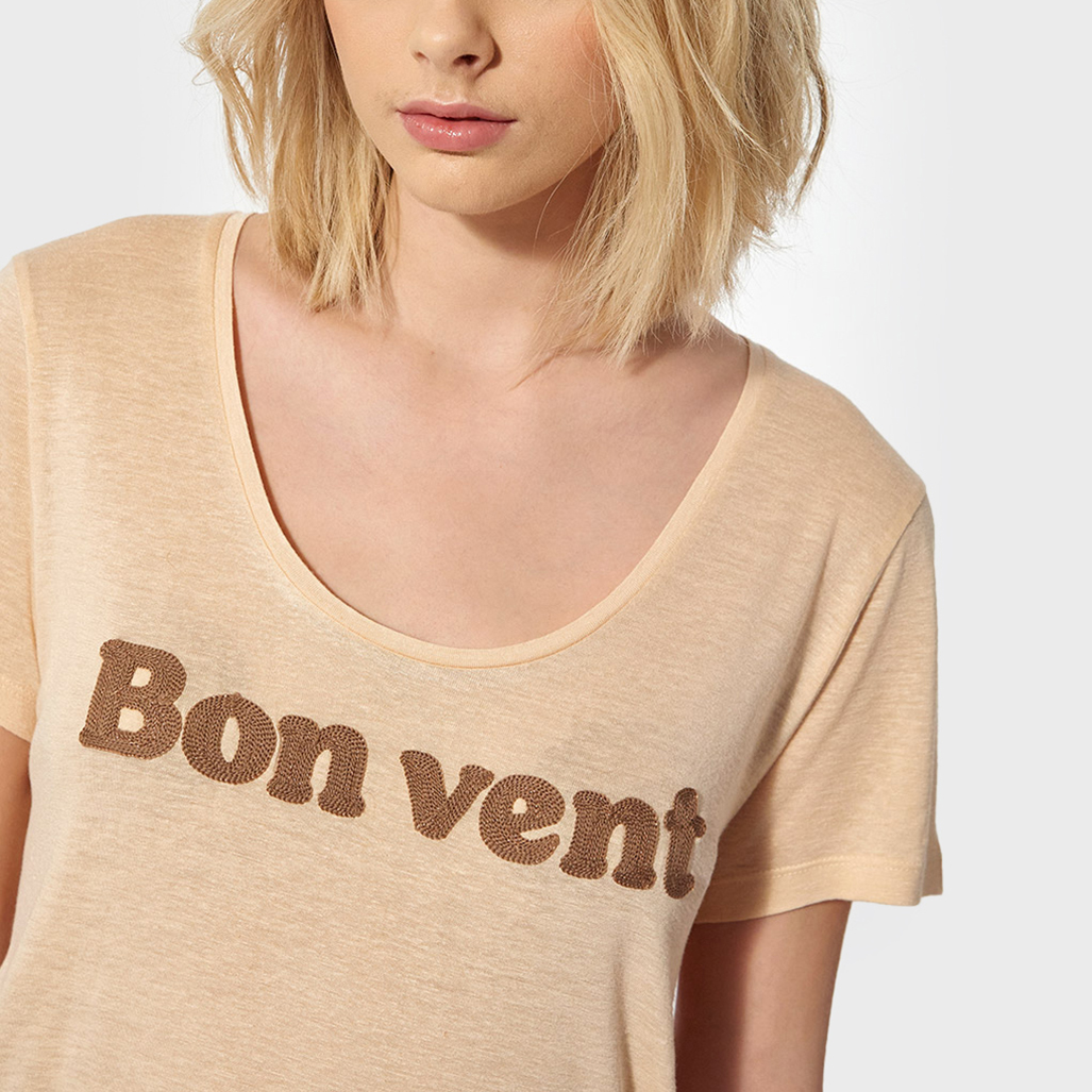 POLLY  T-shirt régular Femme brodé 