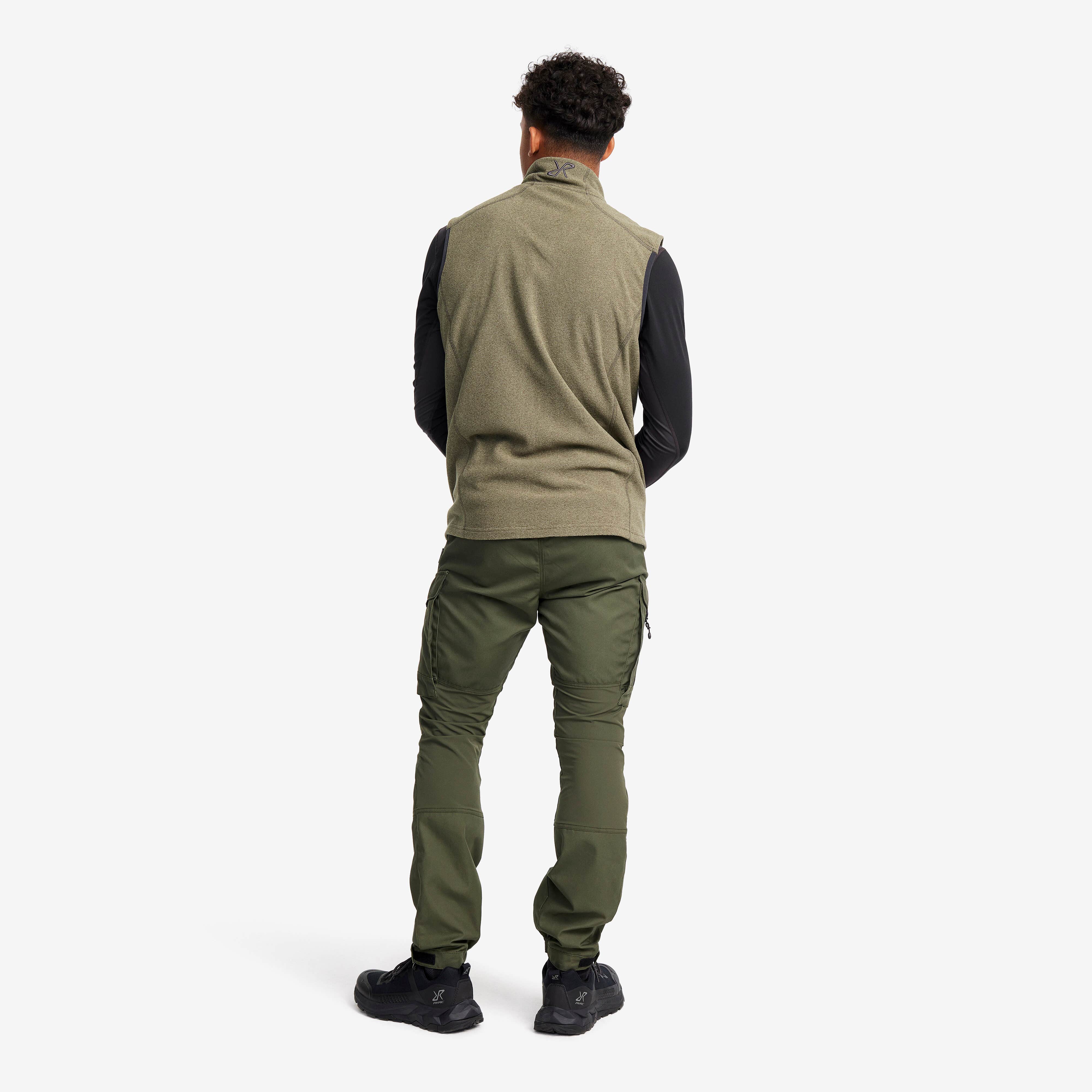 Essential Fleece Vest Homme Grape Leaf