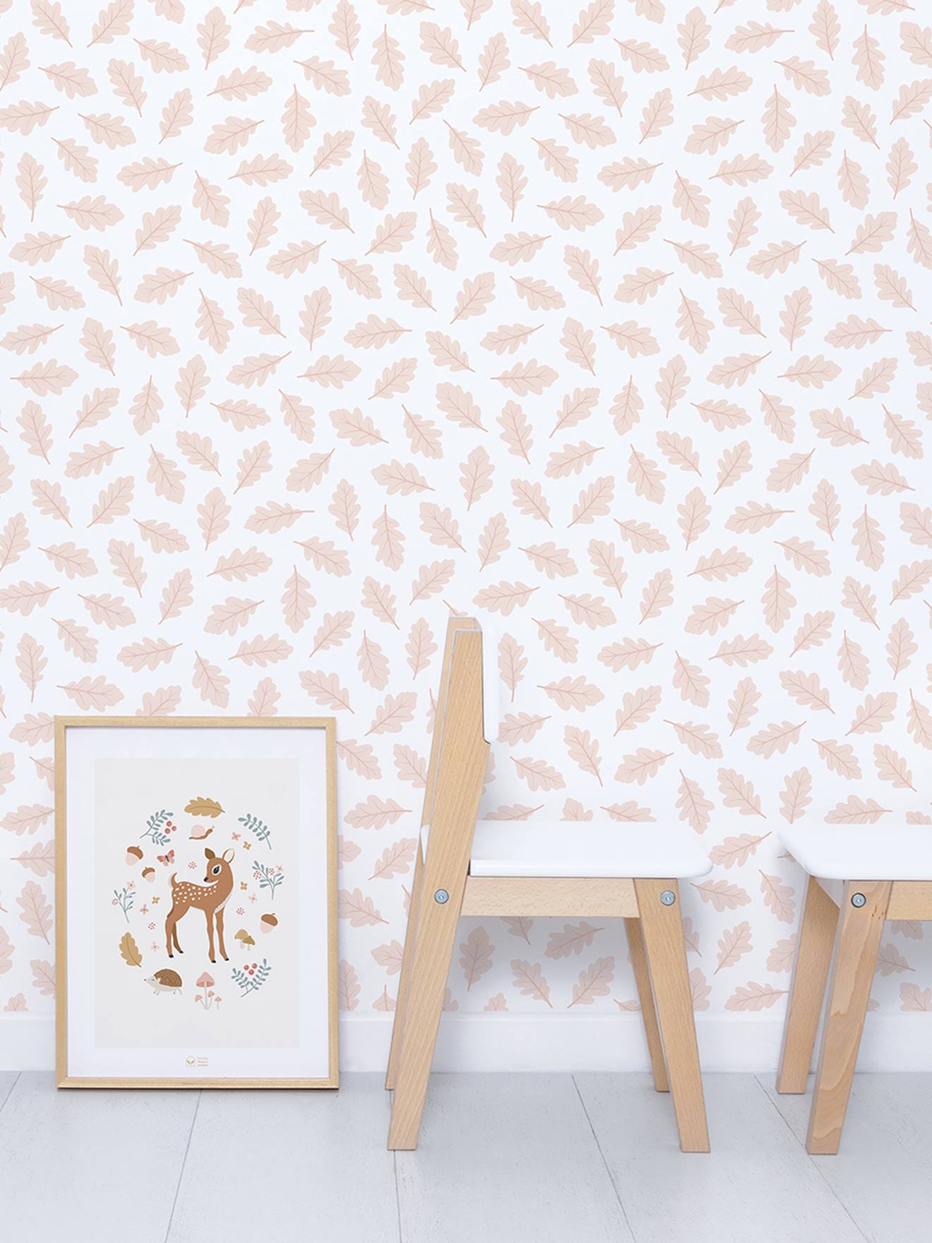 Lilipinso Kinderzimmer Vliestapete mit Herbstblättern JORO LILIPINSO - braun