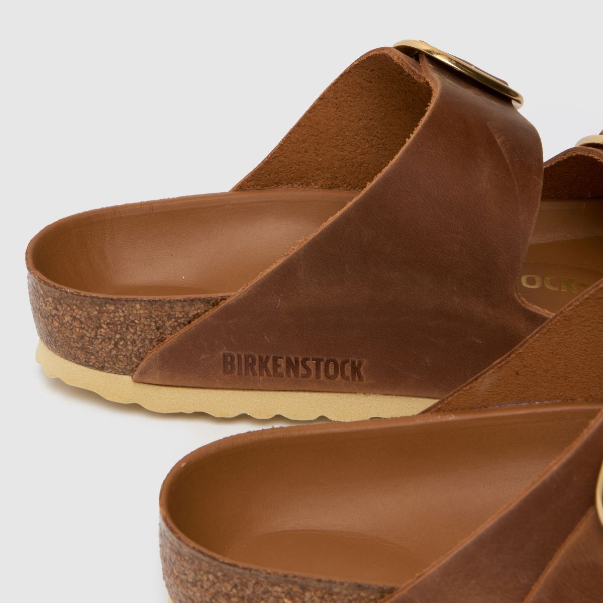 BIRKENSTOCK Arizona nagy csatos szandál konyakszínben